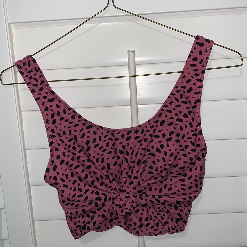 Vintage style swim top